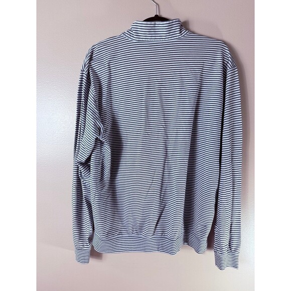 Turtleson Stripe Quarter-Zip Pullover Men's Large - Picture 6 of 9